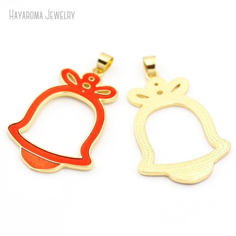 2Pcs Copper Gold Color Wholesale Christmas Jewelry Metal Enamel Bell Pendant PM52954
2Pcs Copper Gold Color Wholesale Christmas Jewelry Metal Enamel Bell Pendant PM52954