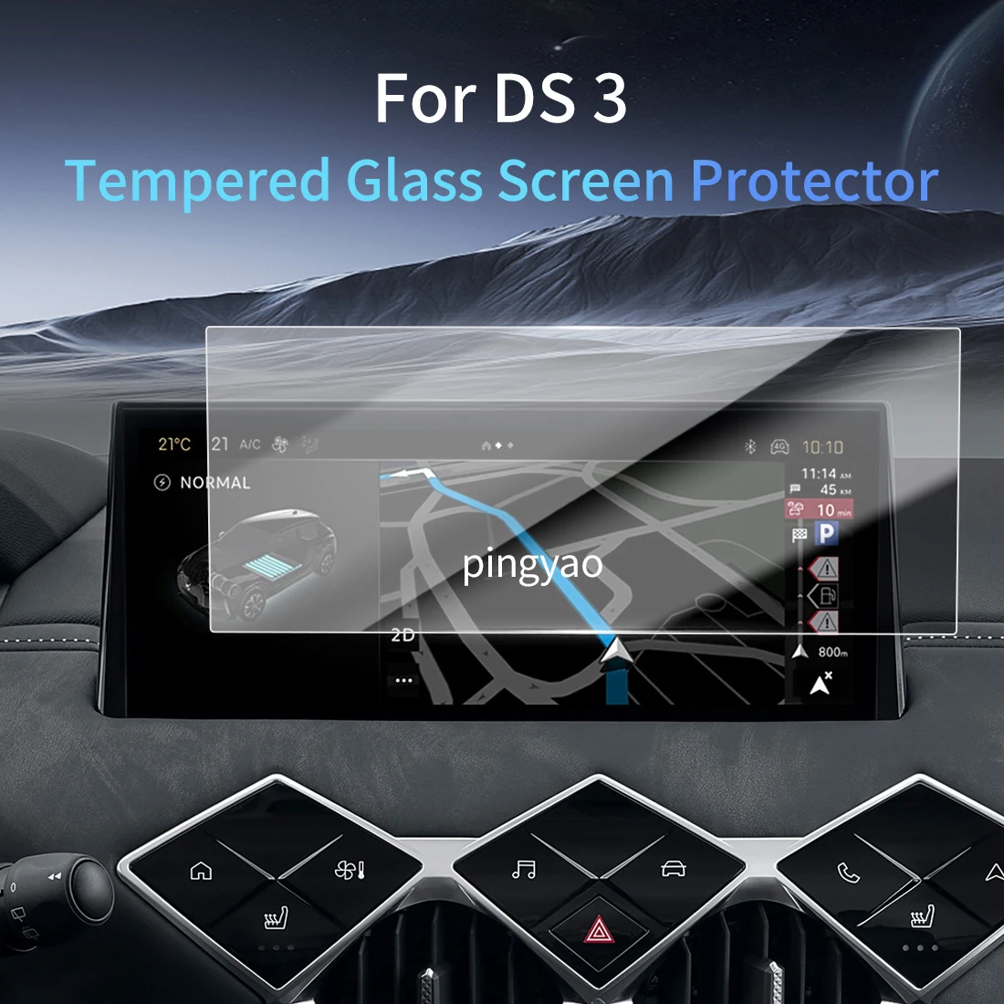 Car Sticker Screen Protector Navigation Display Tempered Glass Protective Film Car Vehicle For24 DS3
Car Sticker Screen Protector Navigation Display Tempered Glass Protective Film Car Vehicle For24 DS3