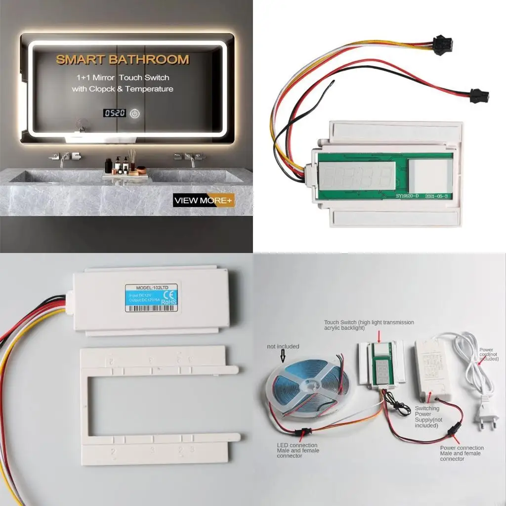 12V 5A Bathroom Mirror Switch for Touch Mirror Lamp Isolated for Touch Switch Module for Led Light Mirror Headlig
12V 5A Bathroom Mirror Switch for Touch Mirror Lamp Isolated for Touch Switch Module for Led Light Mirror Headlig