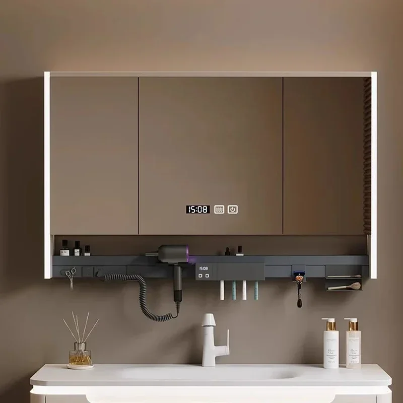 Nordic Simple Bathroom Mirror Cabinet Smart Cabinet Multifunctional Fog with Light Removal Fashion Mirror Home Furniture
Nordic Simple Bathroom Mirror Cabinet Smart Cabinet Multifunctional Fog with Light Removal Fashion Mirror Home Furniture