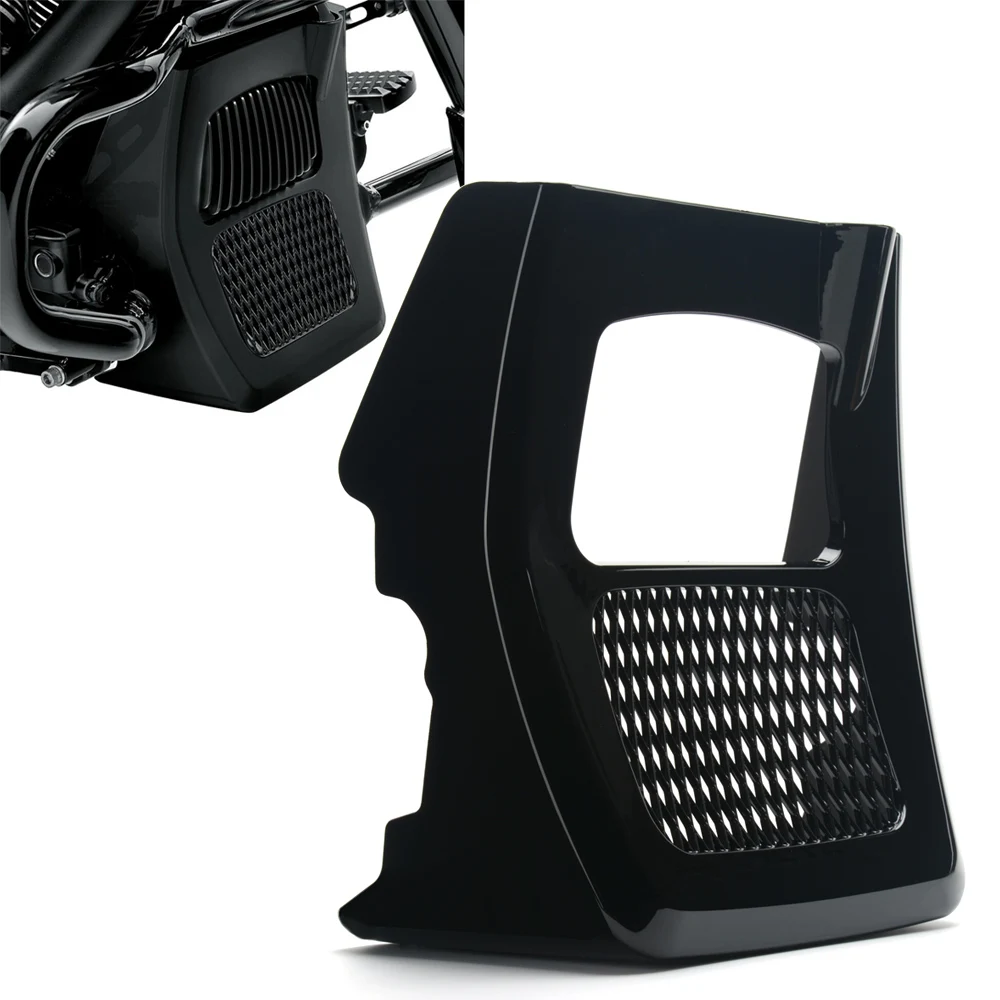 Motorcycle Fairing Front Spoilers Radiator Chin Cover For Harley Touring Road King Special Electra Street Glide FLHR 2017-2024
Motorcycle Fairing Front Spoilers Radiator Chin Cover For Harley Touring Road King Special Electra Street Glide FLHR 2017-2024