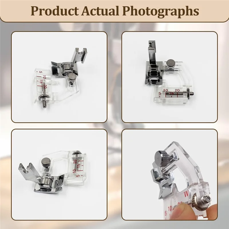 AT14 5 шт. регулируемая лапка для крепления косой ленты, диапазон от 5 до 20 мм, для всех промышленных швейных машин с низким хвостовиком
AT14 5 шт. регулируемая лапка для крепления косой ленты, диапазон от 5 до 20 мм, для всех промышленных швейных машин с низким хвостовиком