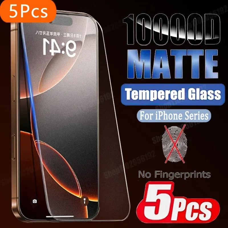 5PCS Matte Tempered Glass For iPhone 16 Pro Max 13 12 Mini Screen Protector For iPhone 15 14 11 Pro Max 16 Plus XS Frosted Glass
5PCS Matte Tempered Glass For iPhone 16 Pro Max 13 12 Mini Screen Protector For iPhone 15 14 11 Pro Max 16 Plus XS Frosted Glass