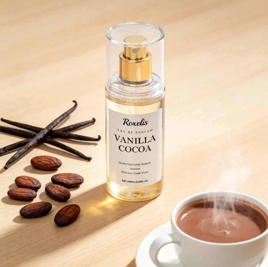 Roxelis Vanilla Cocoa Hair Perfume Spray, Long-Lasting Fragrance Mist for Body and Hair
Roxelis Vanilla Cocoa Hair Perfume Spray, Long-Lasting Fragrance Mist for Body and Hair