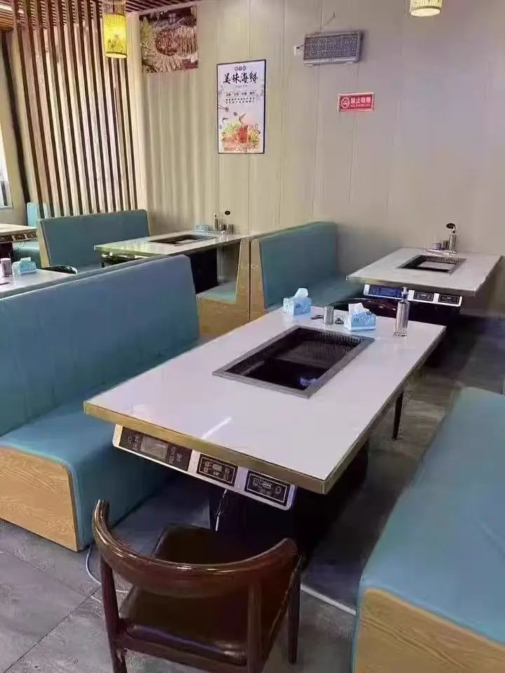OEM ODM Multifunctional Party BBQ Grill Hot Pot Living Room Furniture Smart Catering Restaurant Chairs Commercial Table Set
OEM ODM Multifunctional Party BBQ Grill Hot Pot Living Room Furniture Smart Catering Restaurant Chairs Commercial Table Set