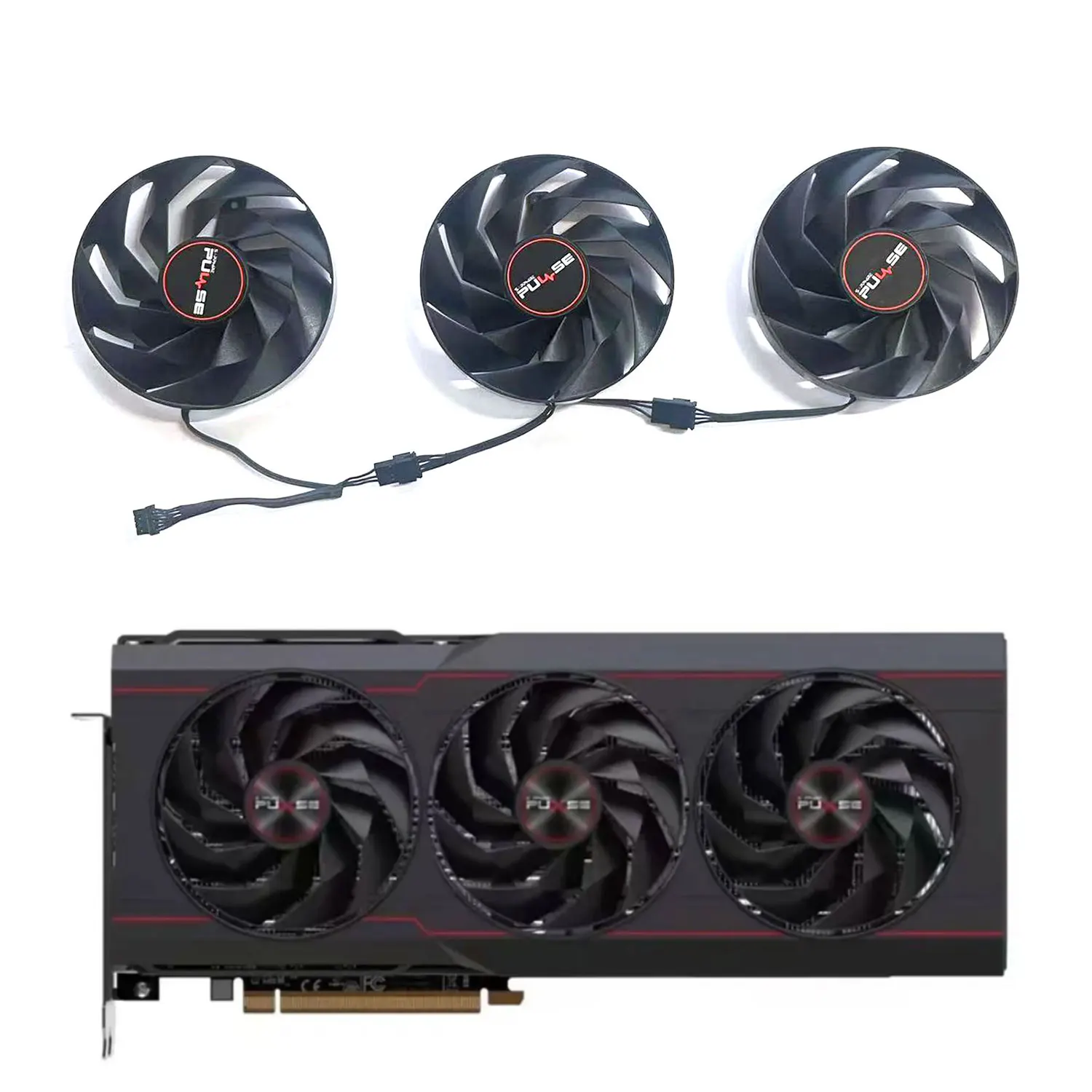 88mm FD9015H12D Video card fan for sapphire pulse AMD Radeon RX 7900XTX 7900XT graphic card replacement fan
88mm FD9015H12D Video card fan for sapphire pulse AMD Radeon RX 7900XTX 7900XT graphic card replacement fan