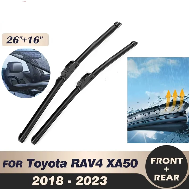 Wiper Front Wiper Blades Set Kit For Toyota RAV4 XA50 2018 - 2023 2019 2020 2021 Windshield Windscreen mindow 26"+16
Wiper Front Wiper Blades Set Kit For Toyota RAV4 XA50 2018 - 2023 2019 2020 2021 Windshield Windscreen mindow 26"+16
