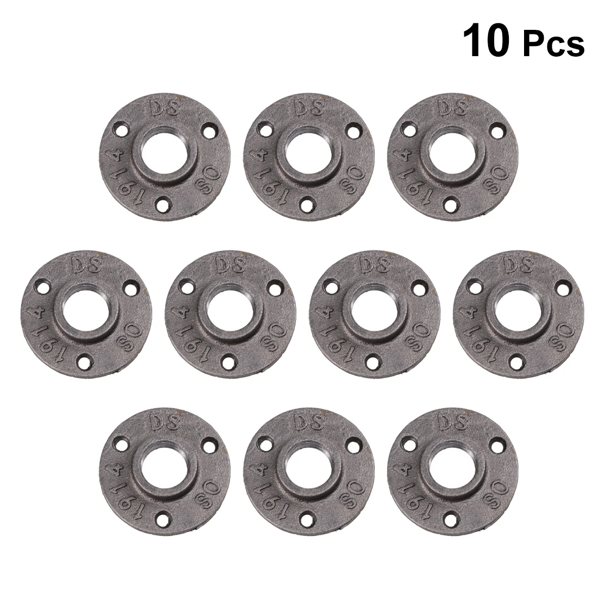 10 Pcs Flange Base Wall Mounted Fittings Malleable Floor Iron Threaded High Strength Durable Anti Rust Kitchen Facilities
10 Pcs Flange Base Wall Mounted Fittings Malleable Floor Iron Threaded High Strength Durable Anti Rust Kitchen Facilities