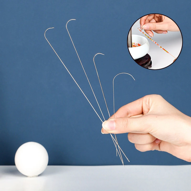 3pcs/set Stainless Bead Spinner Needle Curved Beading Needles Thin Bead Needles For DIY Craft Jewelry Making Sewing Supplies
3pcs/set Stainless Bead Spinner Needle Curved Beading Needles Thin Bead Needles For DIY Craft Jewelry Making Sewing Supplies