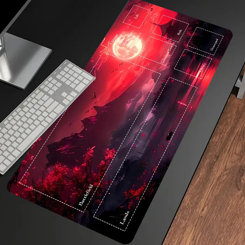 Red Moon and Sakura Mouse Pad Card Game Mat Large Computer Office Mousepad Anti-slip for MTG DTCG CCG RPG Trading Card Desk Mats
Red Moon and Sakura Mouse Pad Card Game Mat Large Computer Office Mousepad Anti-slip for MTG DTCG CCG RPG Trading Card Desk Mats