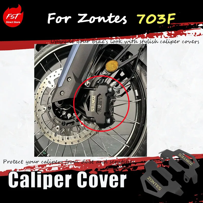For Zontes 703F modification parts - front caliper protection cover for motorcycle protection cover - caliper cover accessory
For Zontes 703F modification parts - front caliper protection cover for motorcycle protection cover - caliper cover accessory