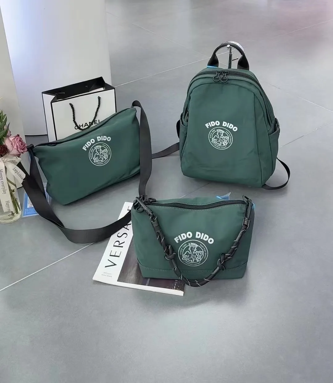 FIDO DIDO New Crossbody Bag Packpack Men Women Bag High-density Nylon Waterproof Wear-resistant Casual Versatile OfficialGenuine
FIDO DIDO New Crossbody Bag Packpack Men Women Bag High-density Nylon Waterproof Wear-resistant Casual Versatile OfficialGenuine