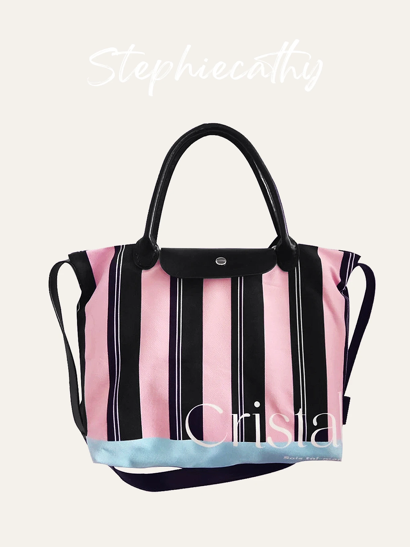 SC Women Fashion Stripes Pattern Fabric Tote Large Capacity Handbag Adjustable Strap Crossbody Shoulder Bag Travel Holiday Beach
SC Women Fashion Stripes Pattern Fabric Tote Large Capacity Handbag Adjustable Strap Crossbody Shoulder Bag Travel Holiday Beach