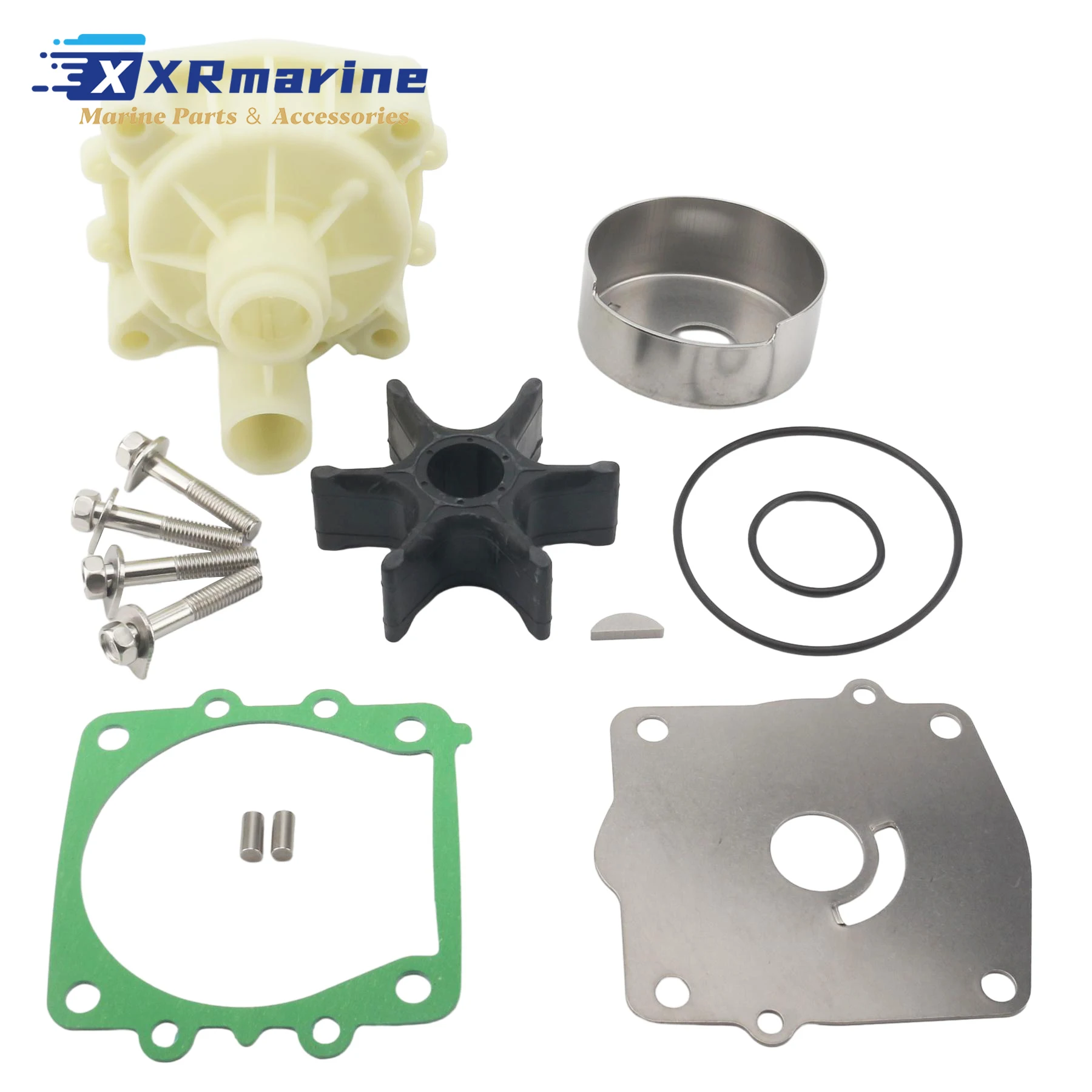 Ремкомплект крыльчатки водяного насоса с корпусом, совместимый с морскими двигателями Yamaha 2-тактных 115 л.с. 130 л.с. L115 L130
Ремкомплект крыльчатки водяного насоса с корпусом, совместимый с морскими двигателями Yamaha 2-тактных 115 л.с. 130 л.с. L115 L130