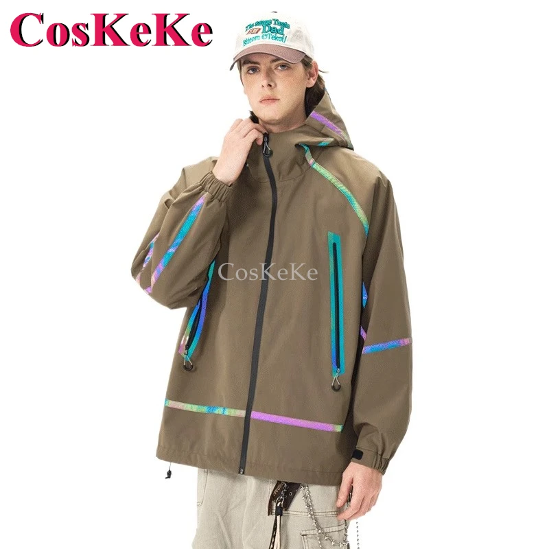 CosKeKe Melbourne Shuffle Dance Night Vision Shuffle Street Ghost Dance Hoodie Loose Jacket Fashion Luminous Reflective Coat New
CosKeKe Melbourne Shuffle Dance Night Vision Shuffle Street Ghost Dance Hoodie Loose Jacket Fashion Luminous Reflective Coat New