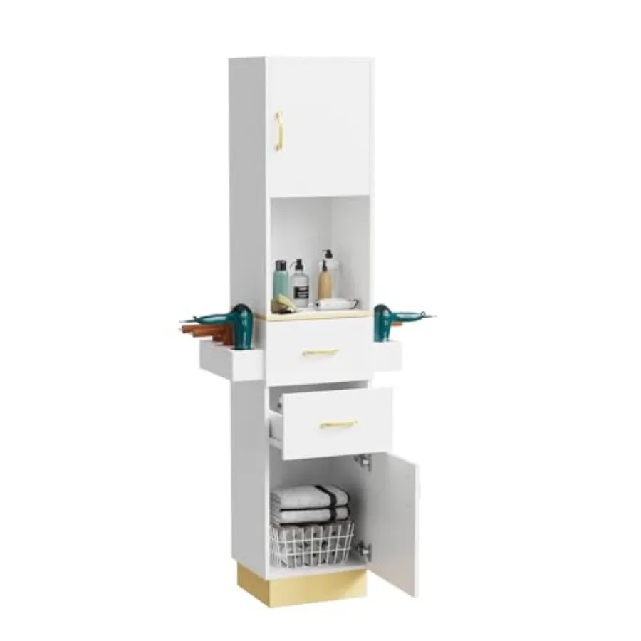 Salon Station for Hair Stylist - Barber Beauty Spa Equipment With 2 Drawers 2 Storage Cabinets 6 Hair Dryer Holders for Styling
Salon Station for Hair Stylist - Barber Beauty Spa Equipment With 2 Drawers 2 Storage Cabinets 6 Hair Dryer Holders for Styling