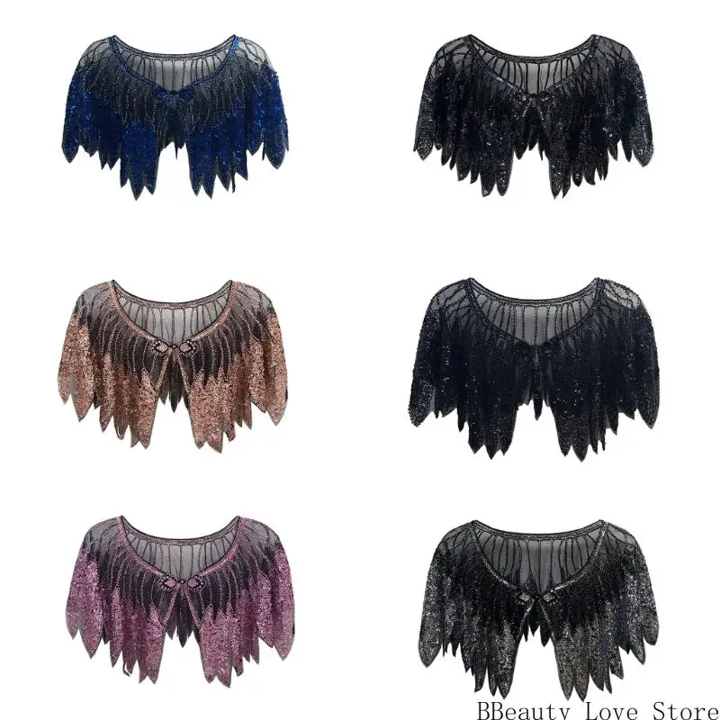 Elegant Sequined Shawl with Glittering Design for Evening Dresses and Special Occasion Party Accessory
Elegant Sequined Shawl with Glittering Design for Evening Dresses and Special Occasion Party Accessory