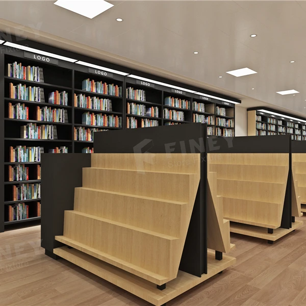 Customized Modern Book Shop Interior Layout Design High End Book Stand Store Bookshelf Book Shop Equipment Library Furniture
Customized Modern Book Shop Interior Layout Design High End Book Stand Store Bookshelf Book Shop Equipment Library Furniture