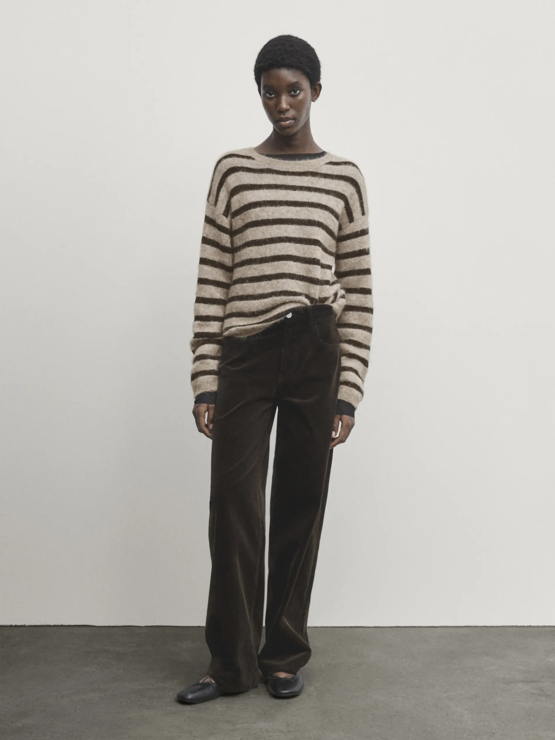 Ethereal MD 2025 massidutti spring new style of Women's casual fashion lazy soft waxy striped crew-neck sweater
Ethereal MD 2025 massidutti spring new style of Women's casual fashion lazy soft waxy striped crew-neck sweater