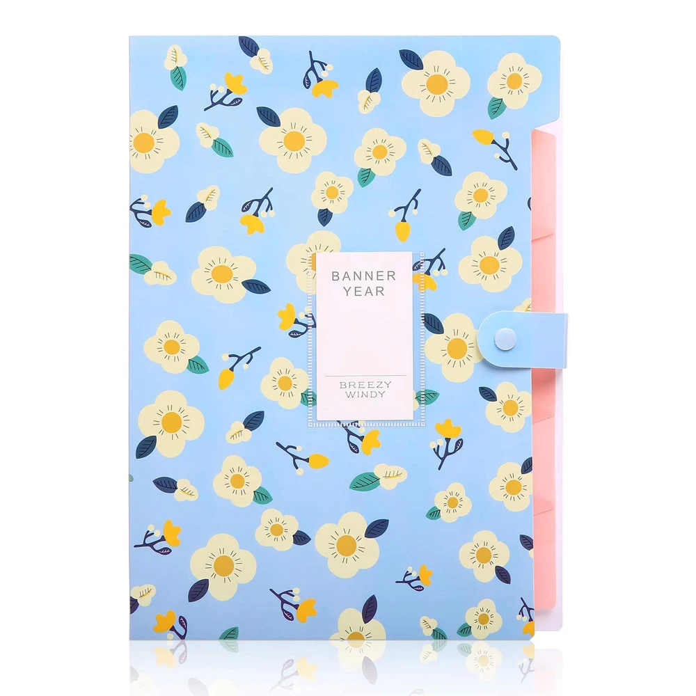 Органайзер для документов с застежкой-защелкой, 5 карманов, папка-аккордеон, цветочный дизайн
Органайзер для документов с застежкой-защелкой, 5 карманов, папка-аккордеон, цветочный дизайн