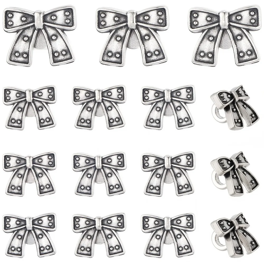 120Pcs Alloy Spacer Beads Bowknot Silver 9x11x7mm Hole: 3mm
120Pcs Alloy Spacer Beads Bowknot Silver 9x11x7mm Hole: 3mm