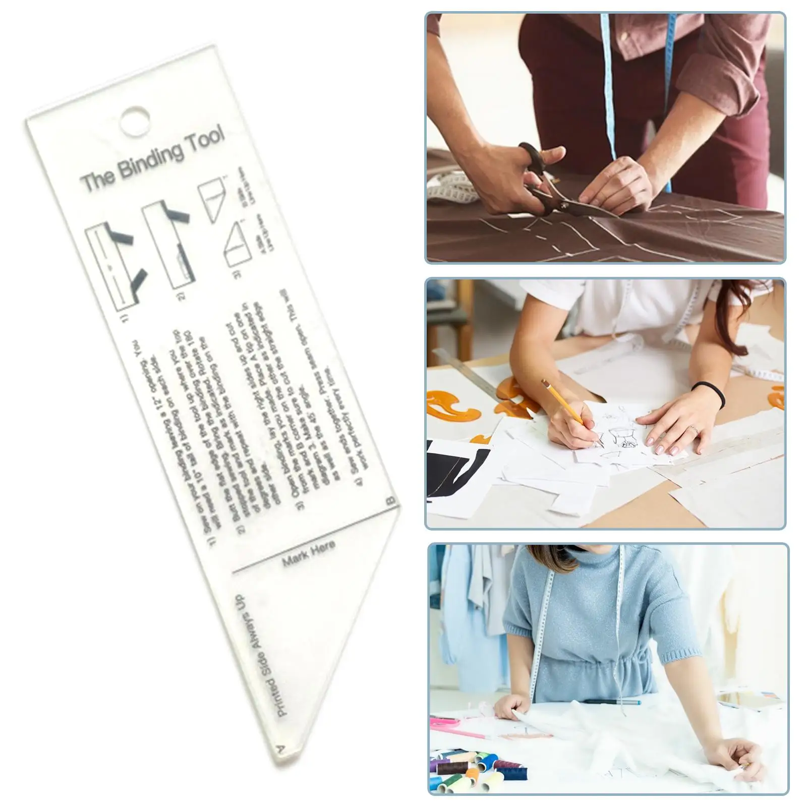 Binding Patchwork Ruler Quilting Ruler for Precision Quilting
Binding Patchwork Ruler Quilting Ruler for Precision Quilting