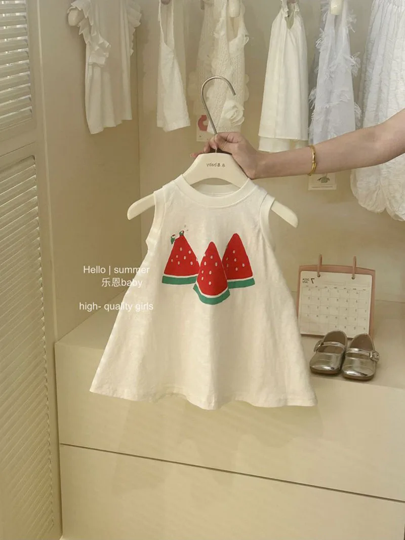 Girls' Summer Clothes 12M-10Y Children's Cute Printed Dress Baby Fashionable Versatile Vest Dress
Girls' Summer Clothes 12M-10Y Children's Cute Printed Dress Baby Fashionable Versatile Vest Dress