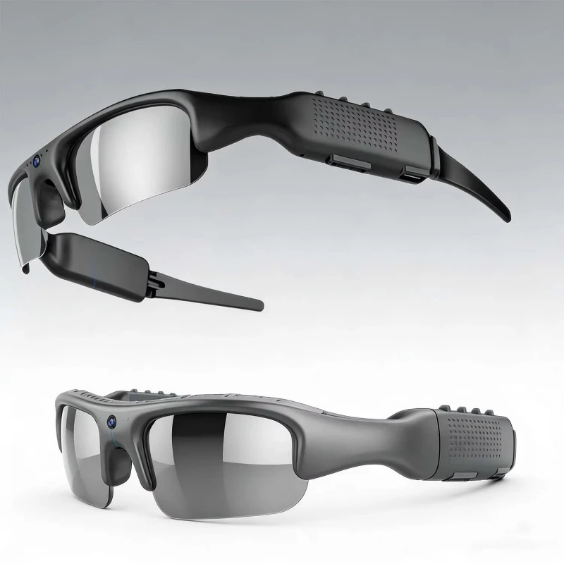 Head-mounted smart sports glasses for cycling, built-in camera, magnetic charging
Head-mounted smart sports glasses for cycling, built-in camera, magnetic charging