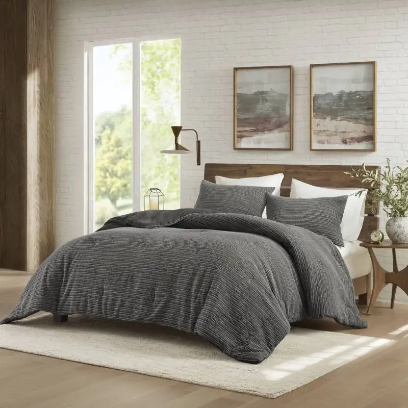 3PCS Full/Queen Waffle Washed Comforter Set
3PCS Full/Queen Waffle Washed Comforter Set
