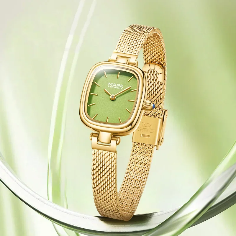 Mark Fairwhale 3120 Luxury Brand Men's Quartz Watch Classic Green Dial Exquisite Mesh Strap Watches for Woman Reloj Mujer
Mark Fairwhale 3120 Luxury Brand Men's Quartz Watch Classic Green Dial Exquisite Mesh Strap Watches for Woman Reloj Mujer