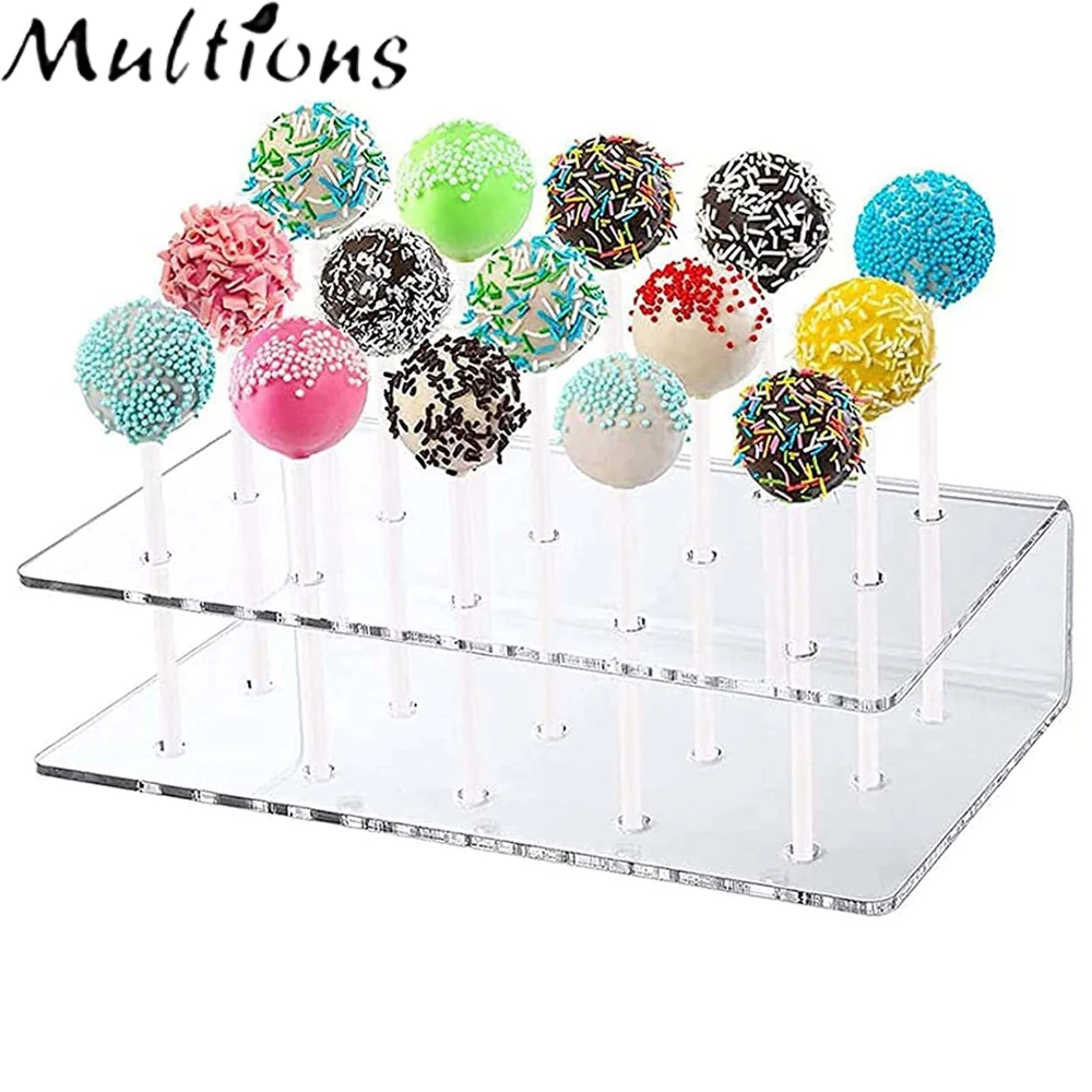 15/20Holes Acrylic Cake Lollipop Holder Display Stand Clear Cake Pop Stand Birthday Party Halloween Christmas Candy Decor
15/20Holes Acrylic Cake Lollipop Holder Display Stand Clear Cake Pop Stand Birthday Party Halloween Christmas Candy Decor