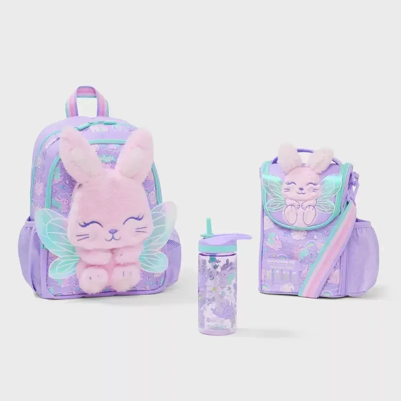 Genuine Australia Smiggle School bag cute Purple Moon Rabbit Girls Travel Bag Medium Student'S Backpack Water Cup Birthday Gifts 
Genuine Australia Smiggle School bag cute Purple Moon Rabbit Girls Travel Bag Medium Student'S Backpack Water Cup Birthday Gifts