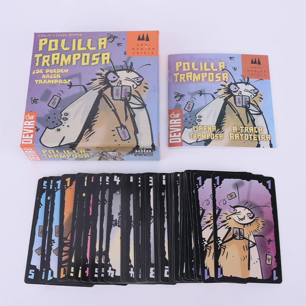 Карточная игра Polilla Tramposa Royal Xiaoqiang Cheating Moth, настольная игра для отдыха, сборная настольная игра, карты для покера для взрослых и детей
Карточная игра Polilla Tramposa Royal Xiaoqiang Cheating Moth, настольная игра для отдыха, сборная настольная игра, карты для покера для взрослых и детей