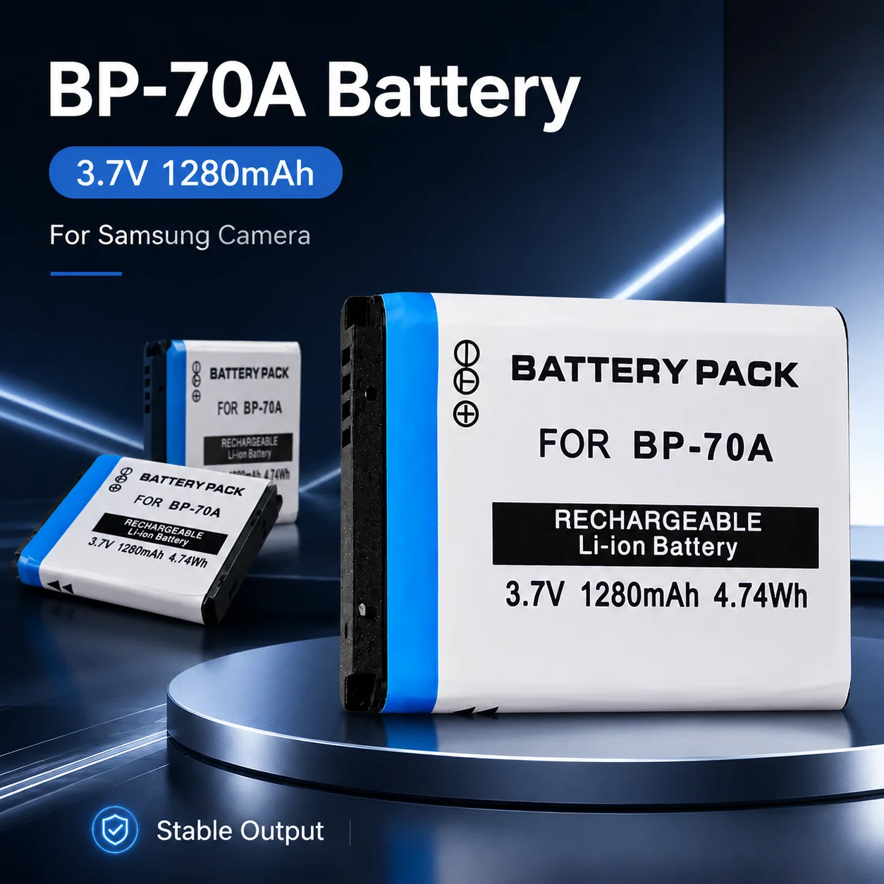 High Capacity 1280mAh BP70A Rechargeable Battery For Samsung Digital Camera BP-70A Repair Spare Parts
High Capacity 1280mAh BP70A Rechargeable Battery For Samsung Digital Camera BP-70A Repair Spare Parts