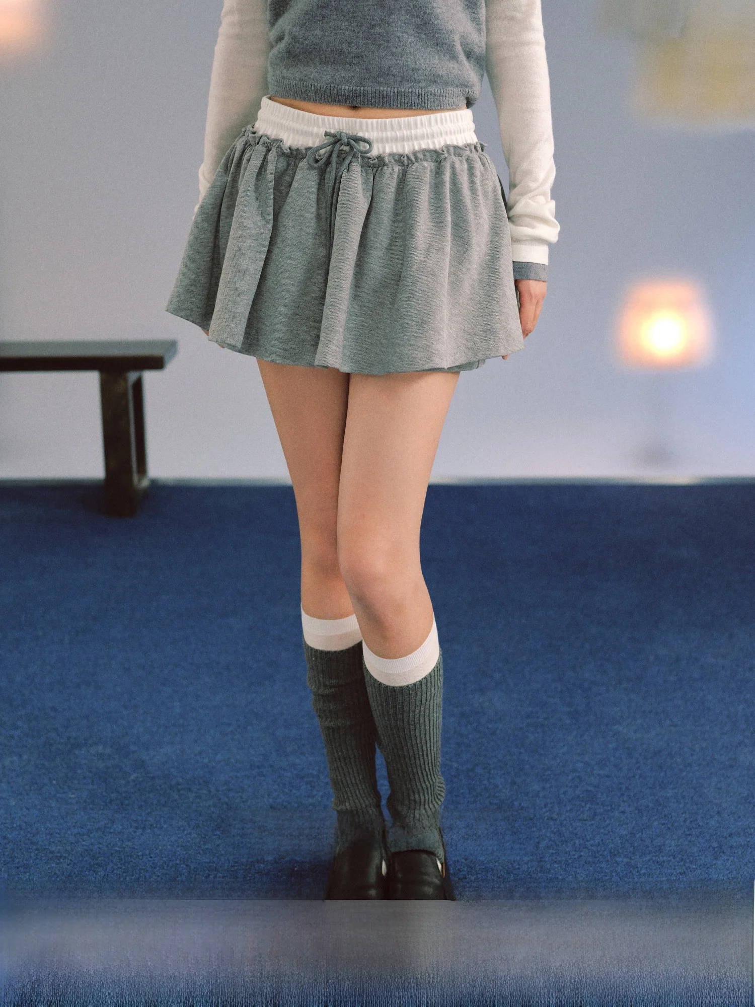 LaluneDuCiel Ballet out of Order Color Collision Fake Two-Piece Anti-Light A-Line Full Skirt Women's Casual Cotton Elastic Waist
LaluneDuCiel Ballet out of Order Color Collision Fake Two-Piece Anti-Light A-Line Full Skirt Women's Casual Cotton Elastic Waist