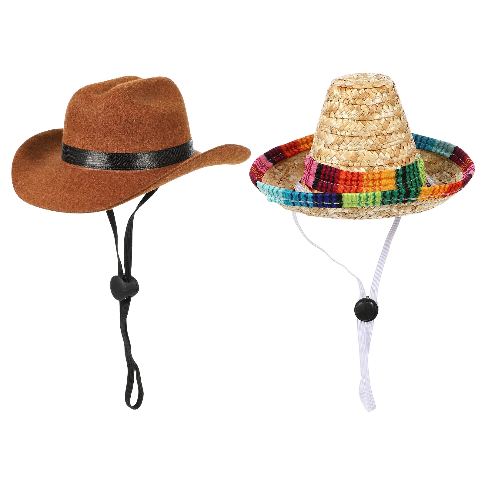 2Pcs Pet Straw Cowboy Hats Lightweight Adjustable Buckle Elastic Strap Comfortable Dog Cat Hat Costume Party Photo Props
2Pcs Pet Straw Cowboy Hats Lightweight Adjustable Buckle Elastic Strap Comfortable Dog Cat Hat Costume Party Photo Props