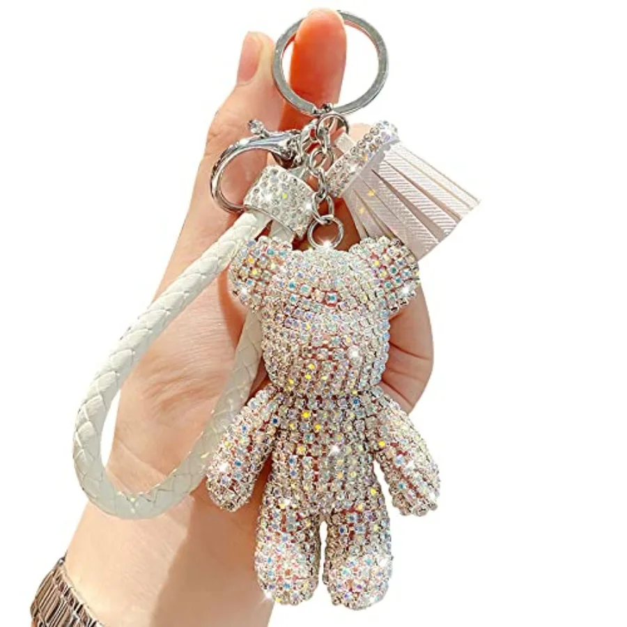 Creative Cool Diamond Bear Design Pendant Keychain Key-Chains Keyrings
Creative Cool Diamond Bear Design Pendant Keychain Key-Chains Keyrings