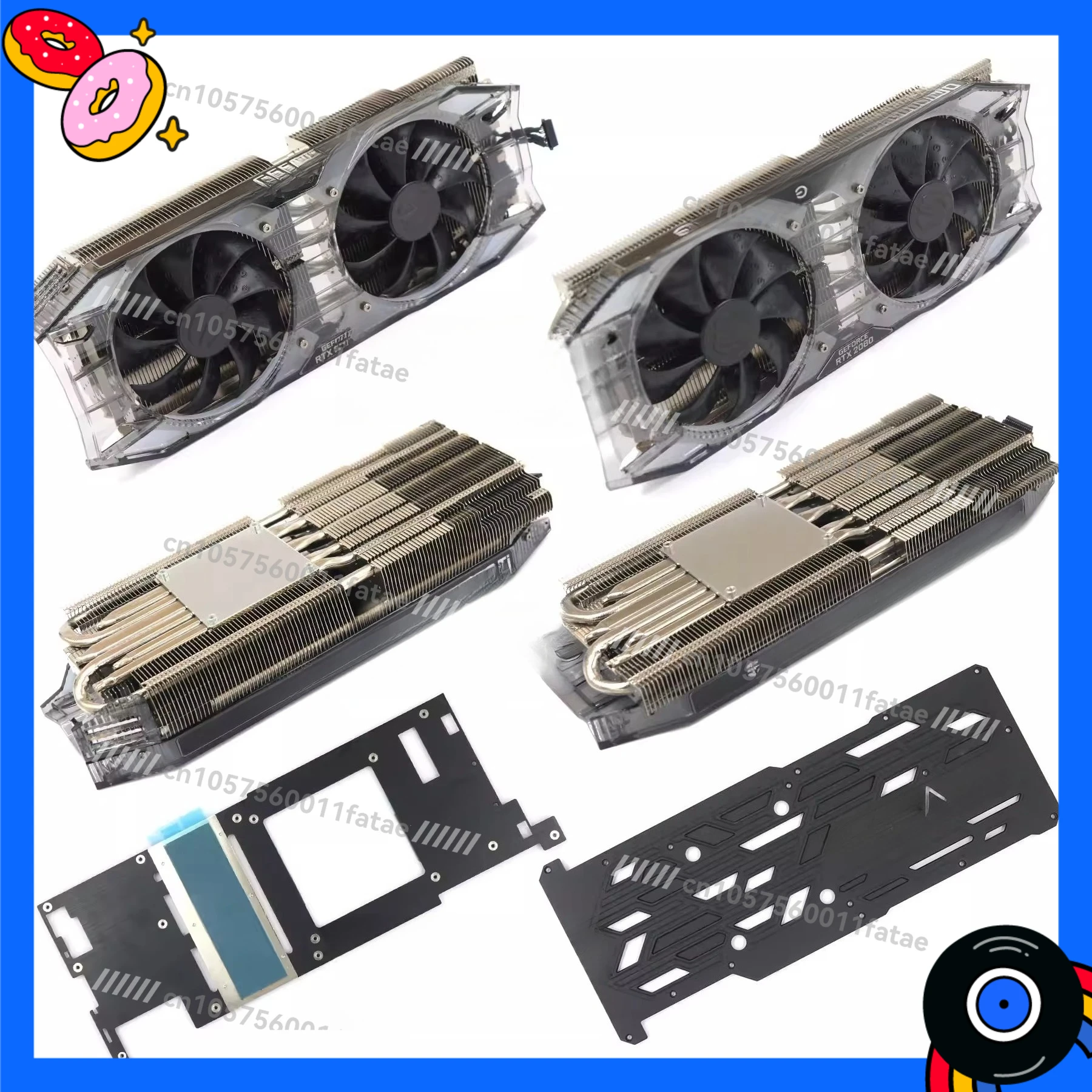 RTX2070 2070S 2080 2080S 2080Ti XC/XC ULTRA radiator, back plate
RTX2070 2070S 2080 2080S 2080Ti XC/XC ULTRA radiator, back plate