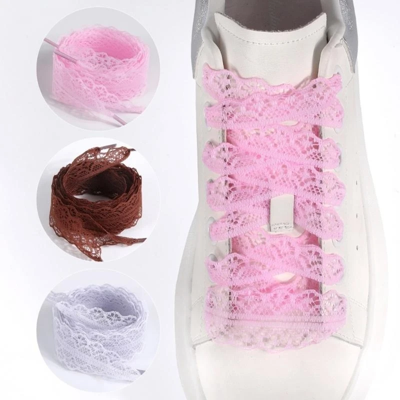 H3CB 1 Pair Trendy Lace Laces for Women Sneakers Casual Shoes 3CM Width Flat Shoestrings for Casual and Street Styles Shoes
H3CB 1 Pair Trendy Lace Laces for Women Sneakers Casual Shoes 3CM Width Flat Shoestrings for Casual and Street Styles Shoes