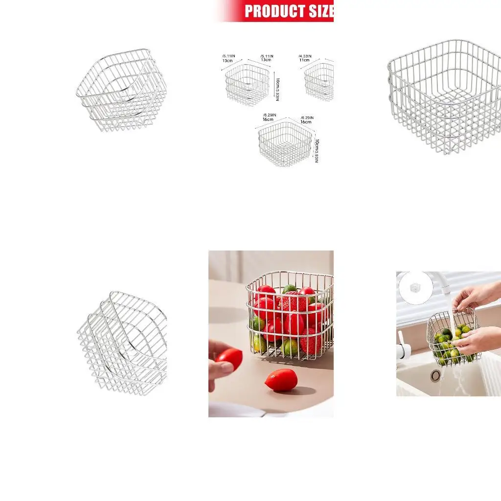 R9UF Hollow Kitchen Storage Basket Drainage Rack Large Opening Storage Bin Vegetable Holder Bread Countertops Container
R9UF Hollow Kitchen Storage Basket Drainage Rack Large Opening Storage Bin Vegetable Holder Bread Countertops Container