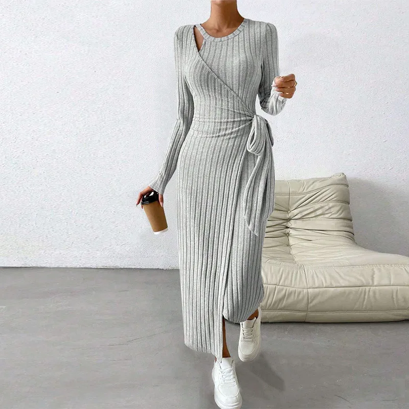 Autumn Winter New Grey Knit Dress Irregular Hem Long Dress Women Fashion Trendy Stylish Comfortable Elegant Casual Chic
Autumn Winter New Grey Knit Dress Irregular Hem Long Dress Women Fashion Trendy Stylish Comfortable Elegant Casual Chic
