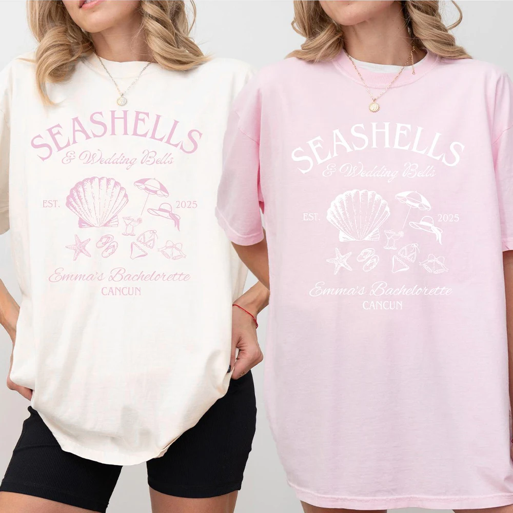 Beach Seashells and Wedding Bells Shirts Bachelorette Unisex Shirts Funny Comfort Shirts Cotton Y2K Top Daily Trendy Streetwear
Beach Seashells and Wedding Bells Shirts Bachelorette Unisex Shirts Funny Comfort Shirts Cotton Y2K Top Daily Trendy Streetwear