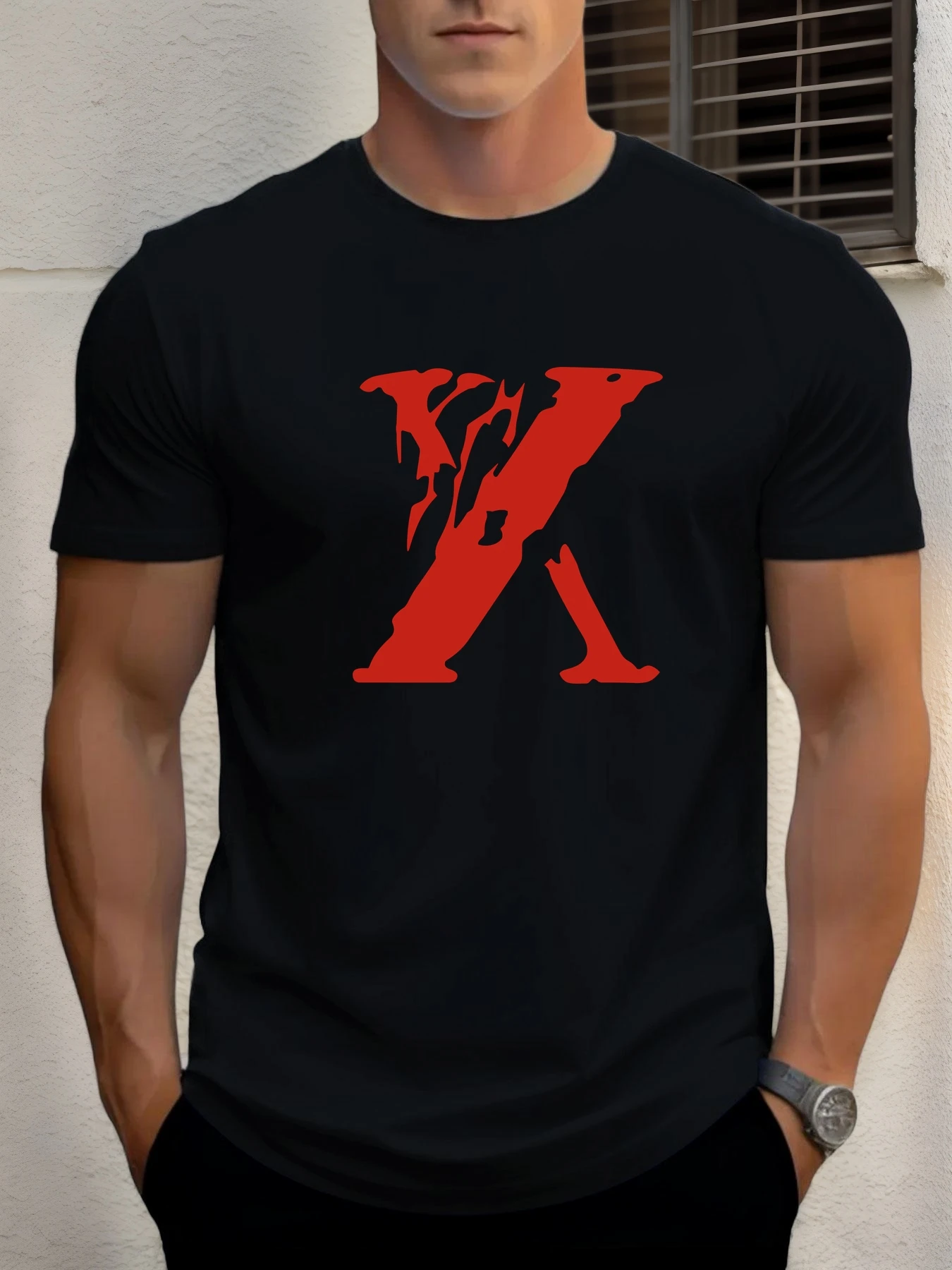 T Shirt For Men's Red Letter X 100% Cotton Graphic Print Summer Round Neck Tee Casual Breathable Streetstyle Daily Cool T Shirt
T Shirt For Men's Red Letter X 100% Cotton Graphic Print Summer Round Neck Tee Casual Breathable Streetstyle Daily Cool T Shirt