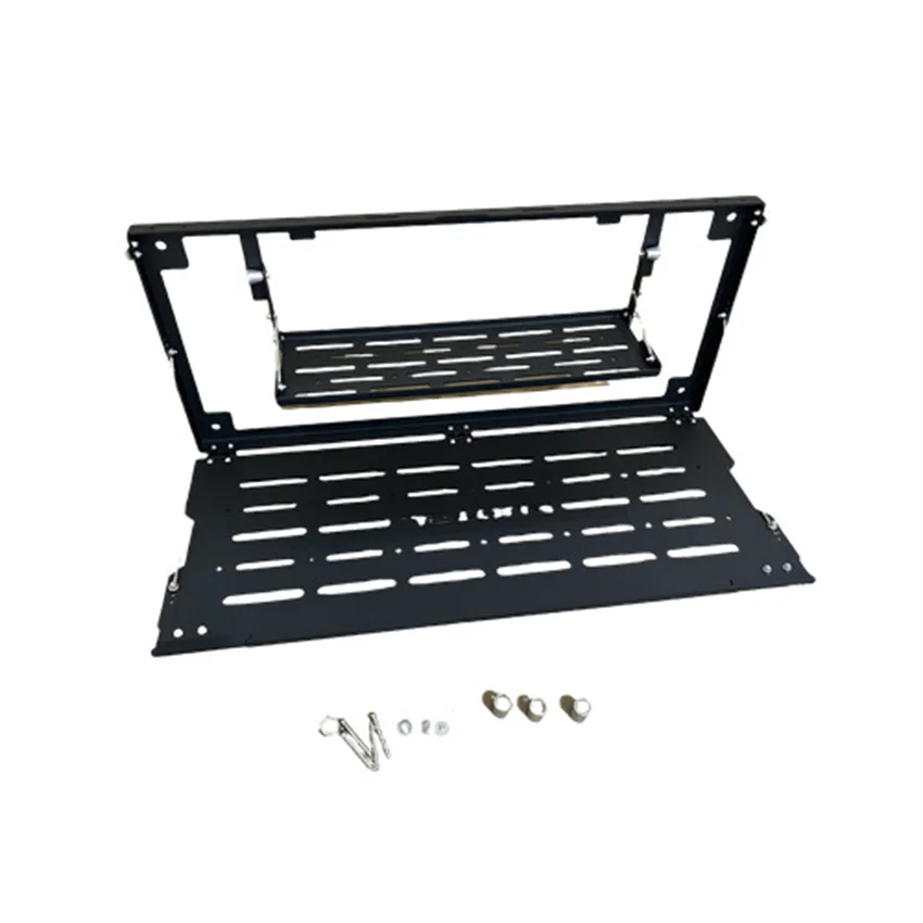 Tailgate Metal Black Storage Rack for Traveller T2 Foldable Trunk Storage Rack Table Board Extension Rack
Tailgate Metal Black Storage Rack for Traveller T2 Foldable Trunk Storage Rack Table Board Extension Rack