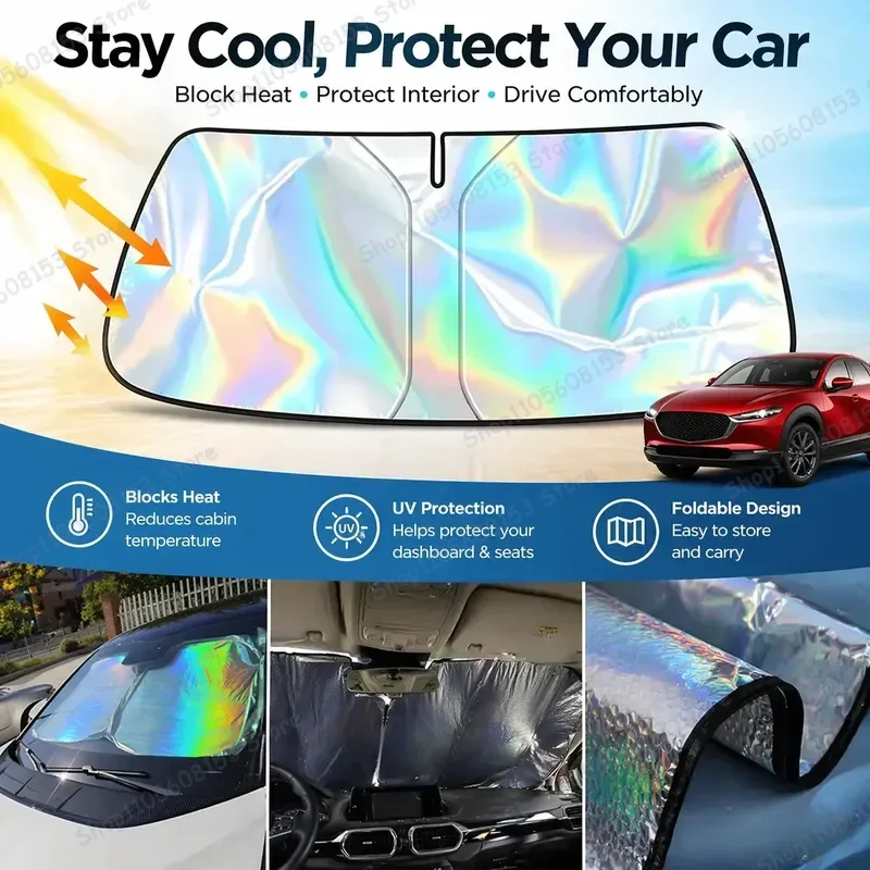 For Mazda CX-30 Foldable Windshield Sun Shade UV Reflective Car Sun Protector Interior Accessory Heat Blocking Auto Shade
For Mazda CX-30 Foldable Windshield Sun Shade UV Reflective Car Sun Protector Interior Accessory Heat Blocking Auto Shade