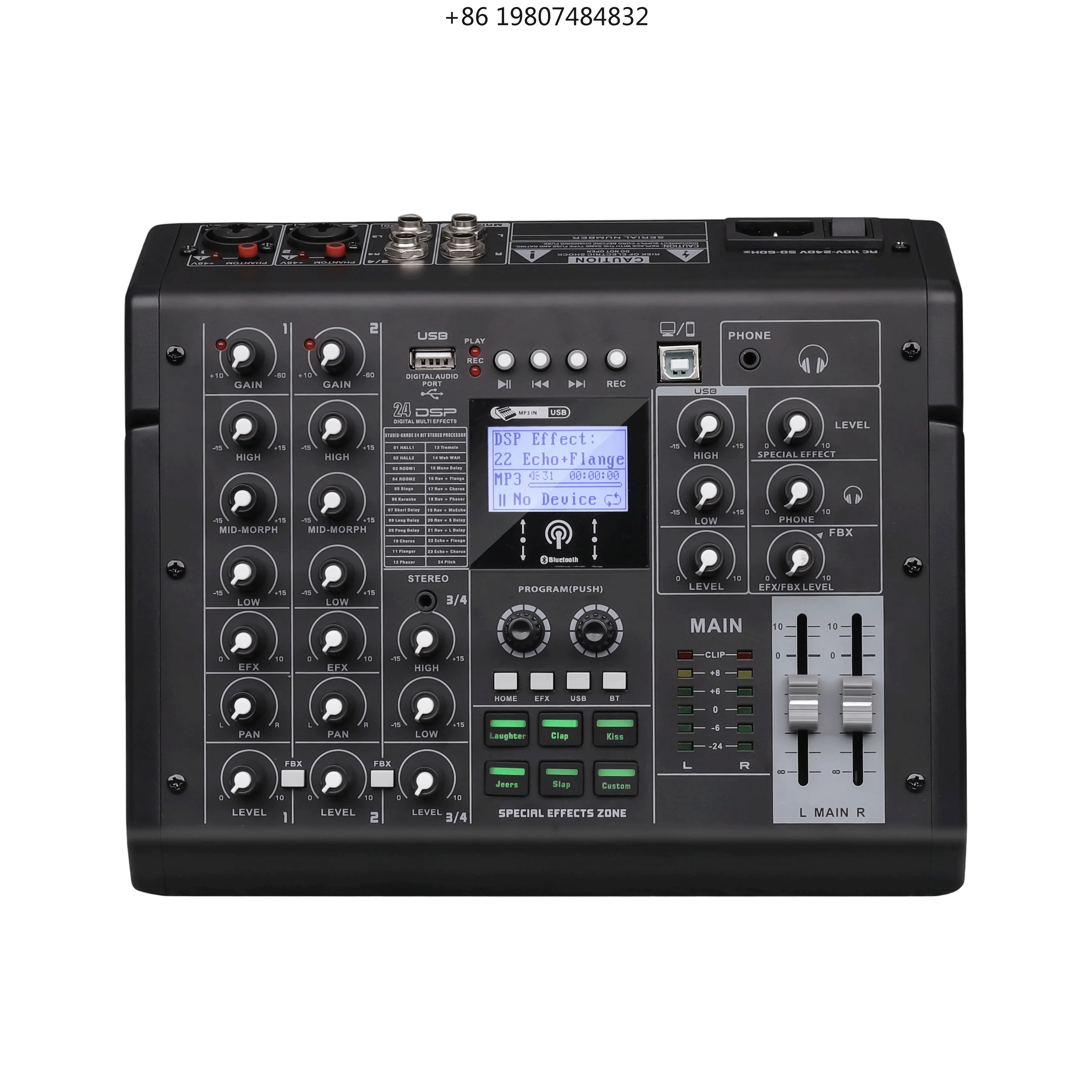 Card Metal Plastic Construction for Stage Use Professional SK6 Digital Audio Mixer with 24 DSP Effects 6 Channels Built-in Sound
Card Metal Plastic Construction for Stage Use Professional SK6 Digital Audio Mixer with 24 DSP Effects 6 Channels Built-in Sound