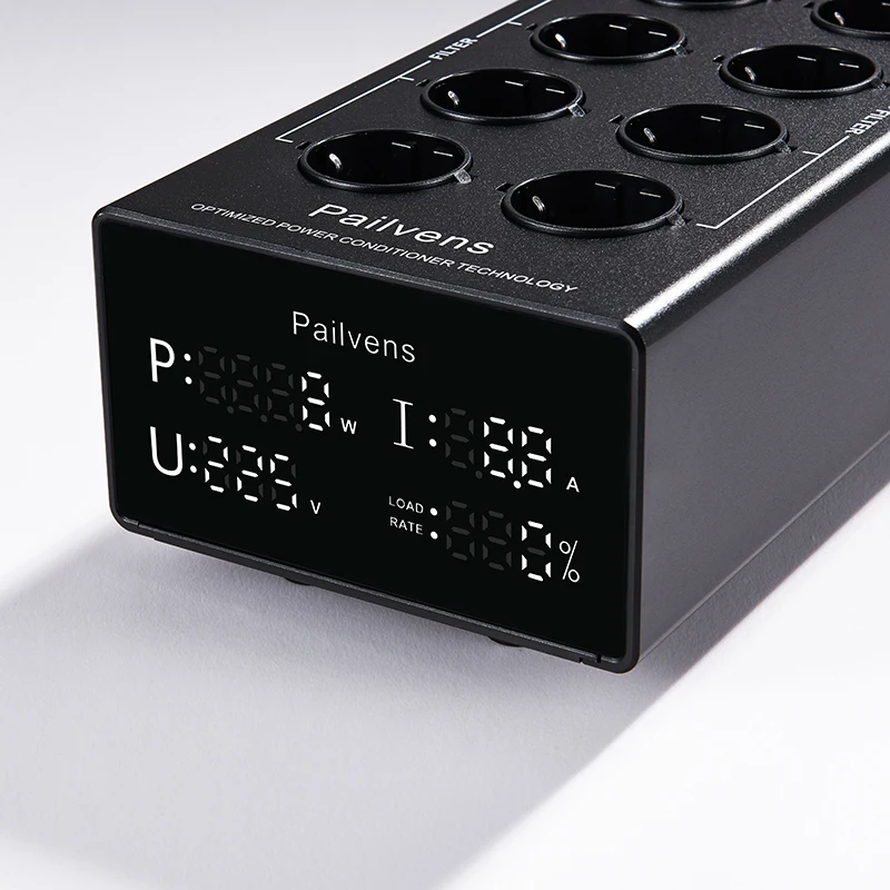 Pailvens Power Filter Удлинитель Hi-Fi 8-компонентная розетка для фильтра с защитой от помех со светодиодным дисплеем Защита от перенапряжения G20
Pailvens Power Filter Удлинитель Hi-Fi 8-компонентная розетка для фильтра с защитой от помех со светодиодным дисплеем Защита от перенапряжения G20