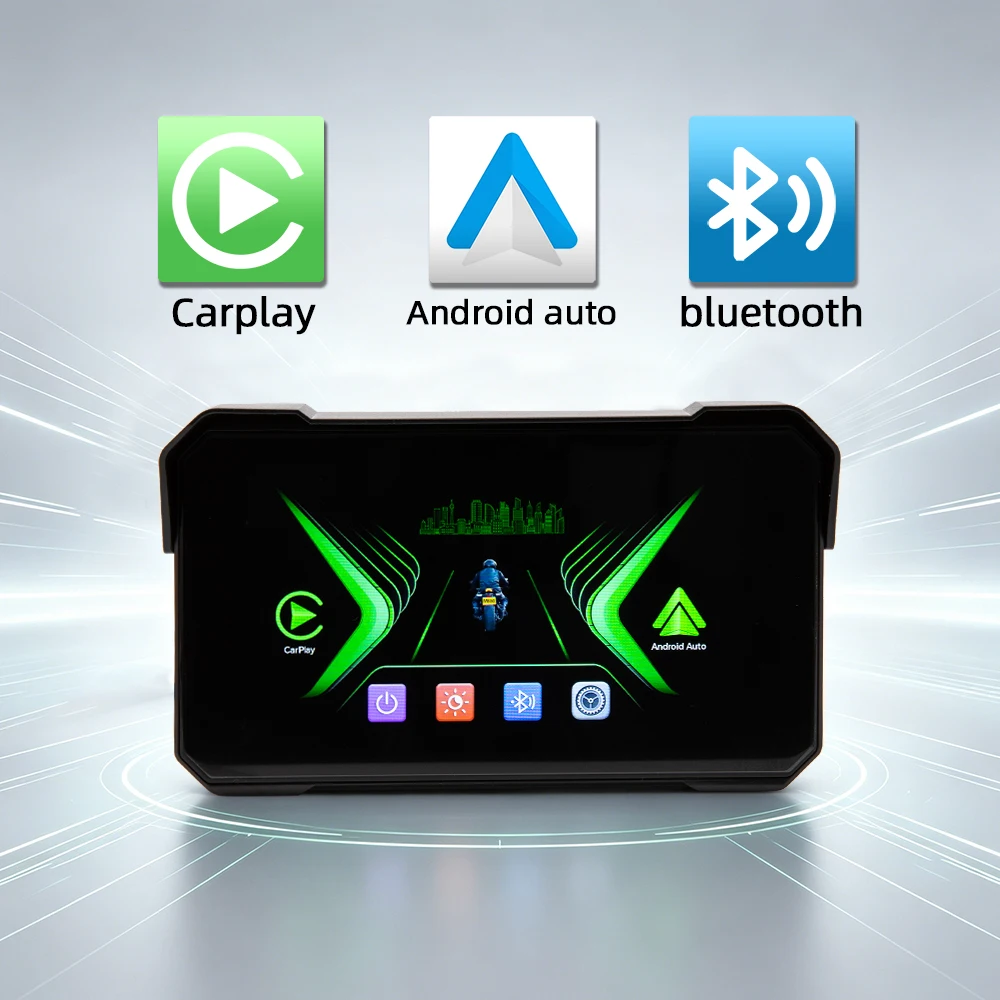 5 Inch Carplay Motorbike GPS Navigation Multimedia Player Wireless CarPlay Android Auto IPX8 Display Waterproof Screen Recorder
5 Inch Carplay Motorbike GPS Navigation Multimedia Player Wireless CarPlay Android Auto IPX8 Display Waterproof Screen Recorder