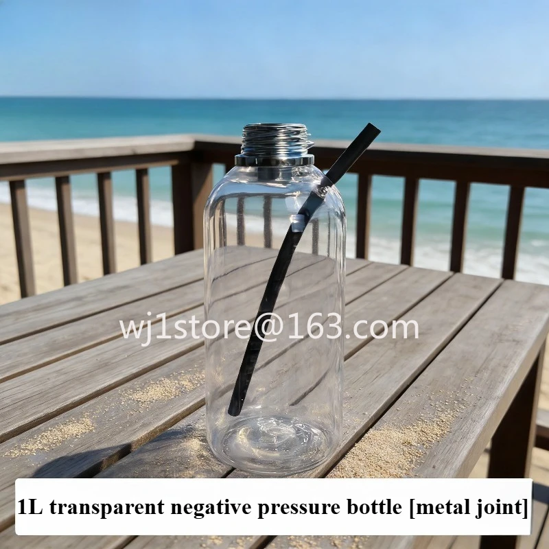 Transparent 1L Negative Pressure Bottle Breath Control Breath Accessories Metal Connector Gas Mask
Transparent 1L Negative Pressure Bottle Breath Control Breath Accessories Metal Connector Gas Mask