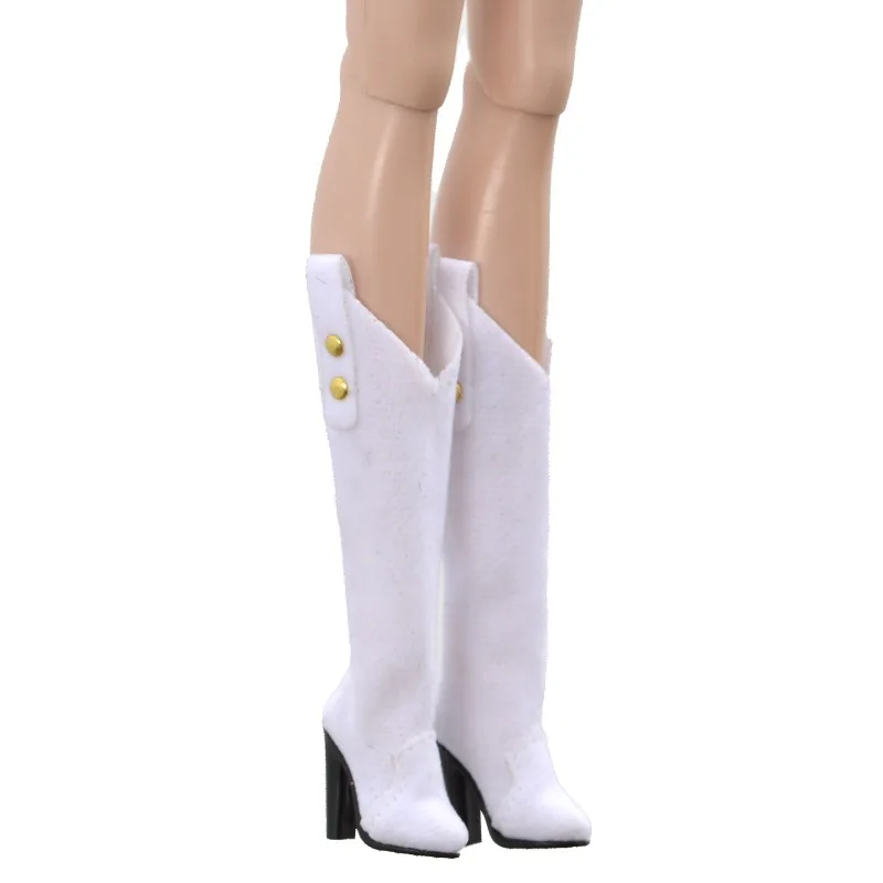 1/6 Scale White/Brown/Black Female Suede High Tube Thin/thick Heel High Heels Denim Boot Model for 12'' Toy Figures FR OB27 Body
1/6 Scale White/Brown/Black Female Suede High Tube Thin/thick Heel High Heels Denim Boot Model for 12'' Toy Figures FR OB27 Body
